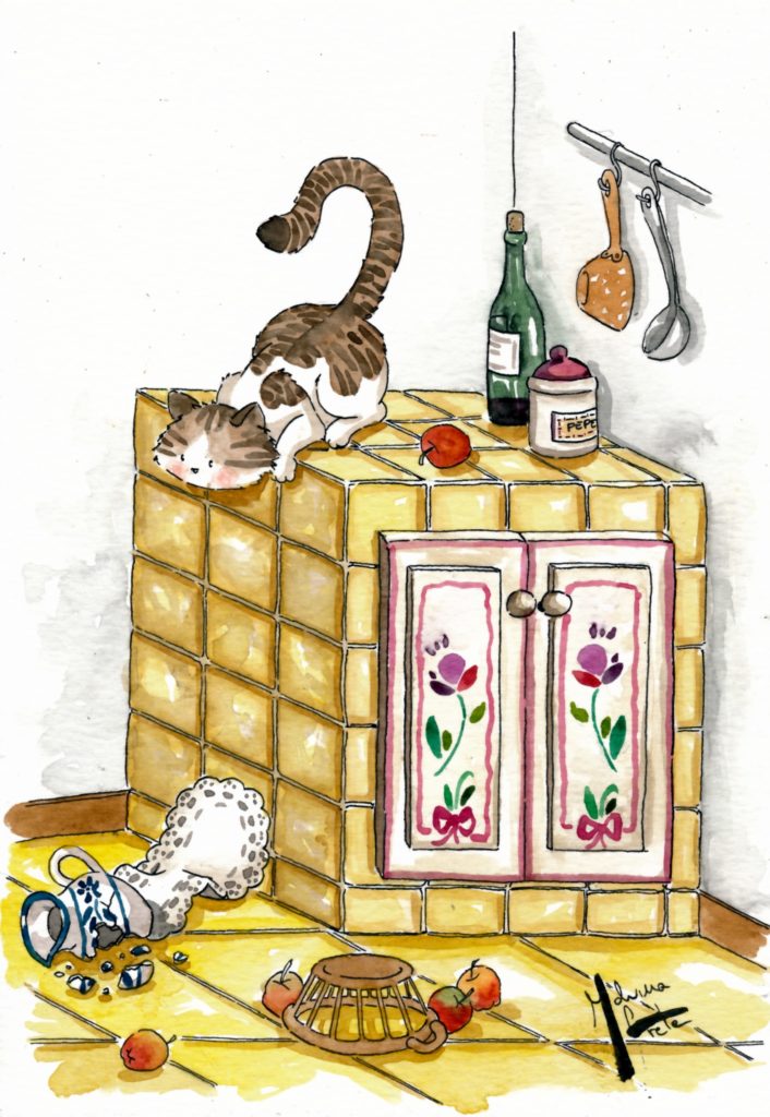la gattina dispettosa