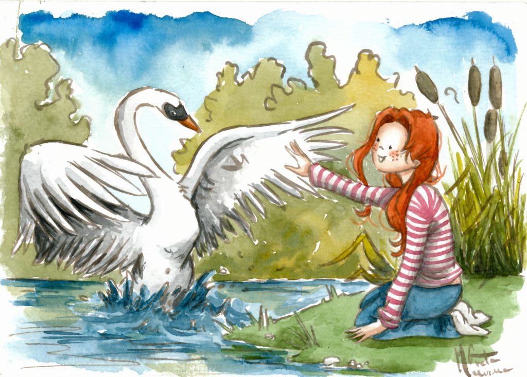la bimba e il cigno